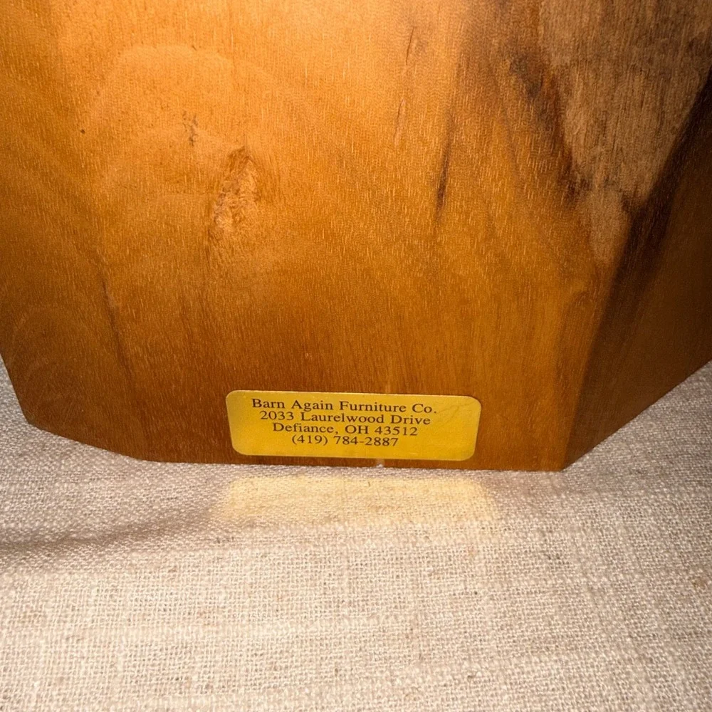 Vintage‎ Repurposed Barn Wood Desk Clock Barn Again Furniture Co Quartz Analog